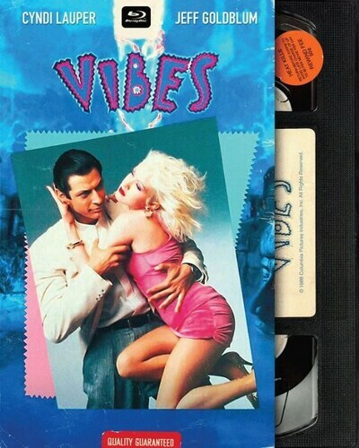 Vibes BluRay (1988 Ken Kwapis) Jeff Goldblum Cyndi Lauper Peter Falk Slipcover - Picture 1 of 1