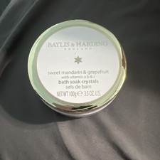 Baylis & Harding Bath Soak Crystals SWEET MANDARIN & GRAPEFRUIT 3.5 oz NEW