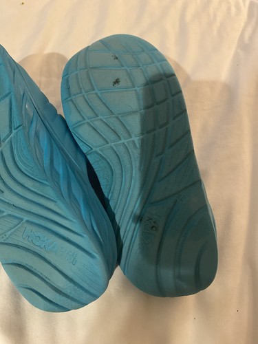 Hoka One One Ora Recovery Mens 8 Womens 10 Blue Comfort Slides Slip On Sandals - Picture 6 of 9