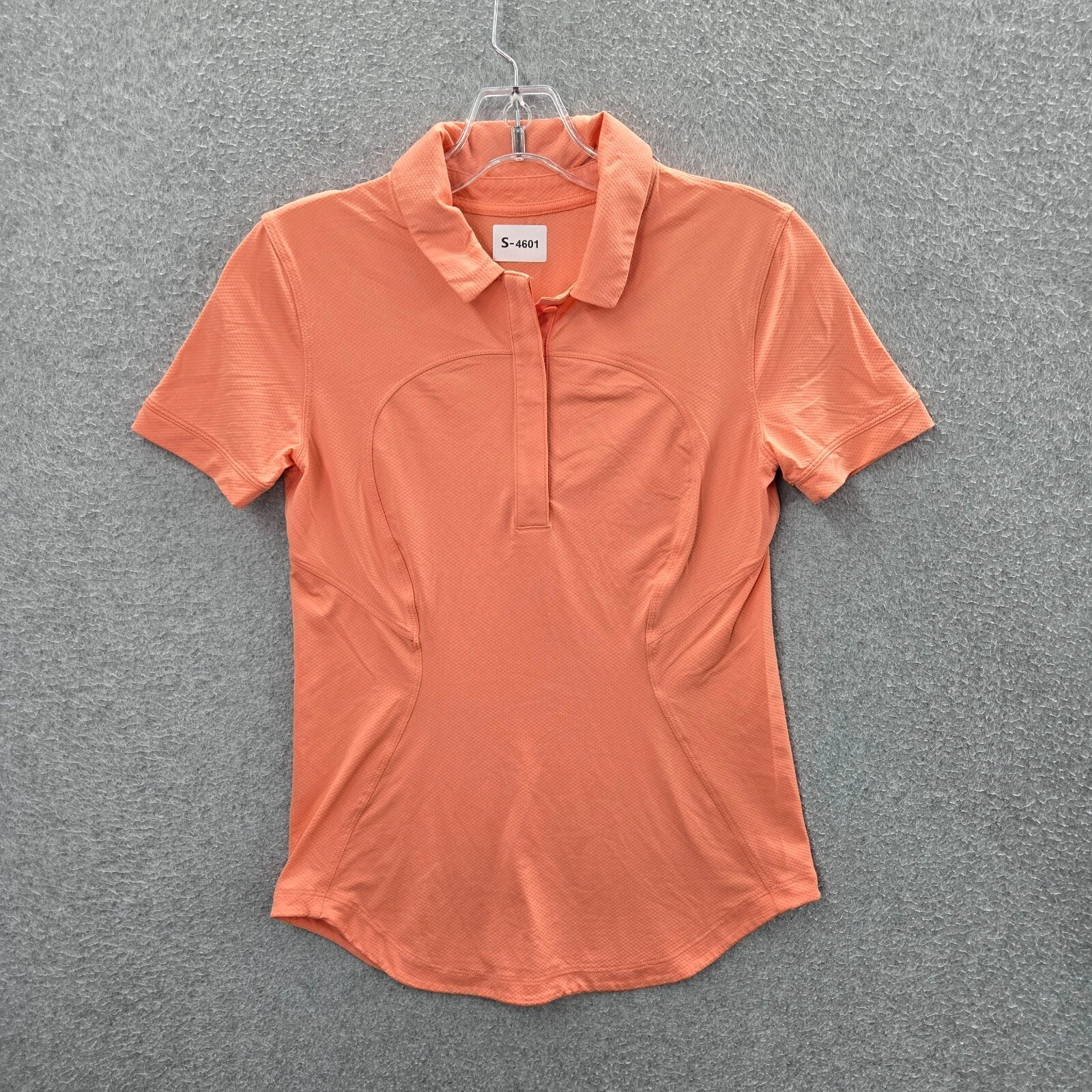 lululemon activewear golf quick dry short sleeve shirt