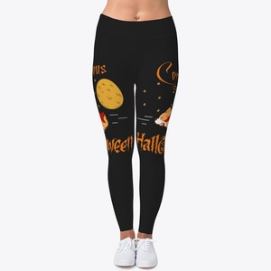 halloween corgi leggings