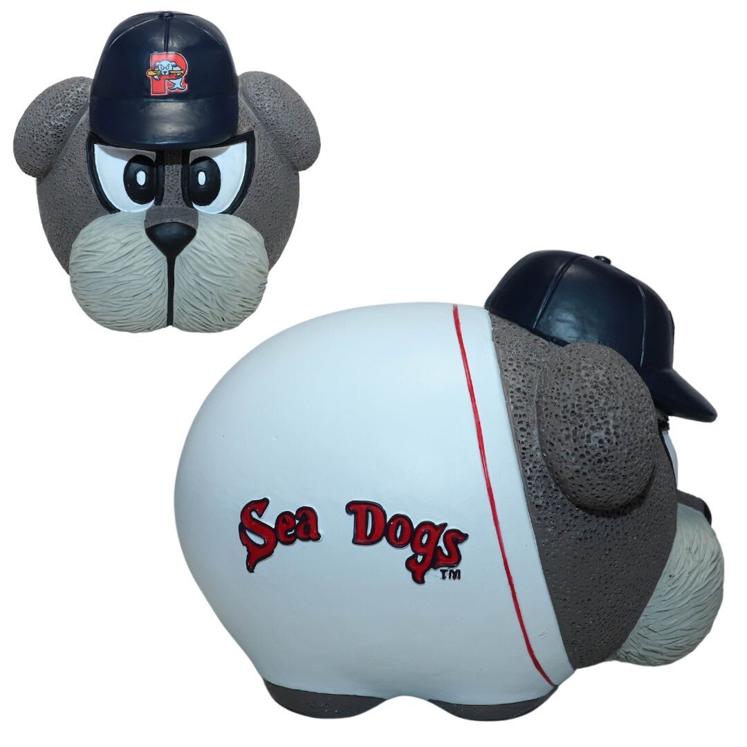 Portland Sea Dogs HOF Mascot Slugger The Sea Dog Ceramic Piggy