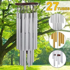 Large 27 Tubes Windchime Chapel Bells Wind Chimes Outdoor Garden Home Decor Gift