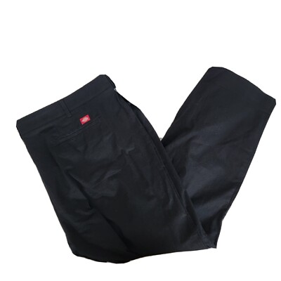 New W/ Tags  Dickies Black Flex Twill Work Pants Women's Relaxed Fit Size 24 R