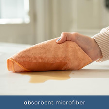 50 Pack Microfiber Cleaning Cloth, Bulk Towels for Home, Reusable Microfiber ...