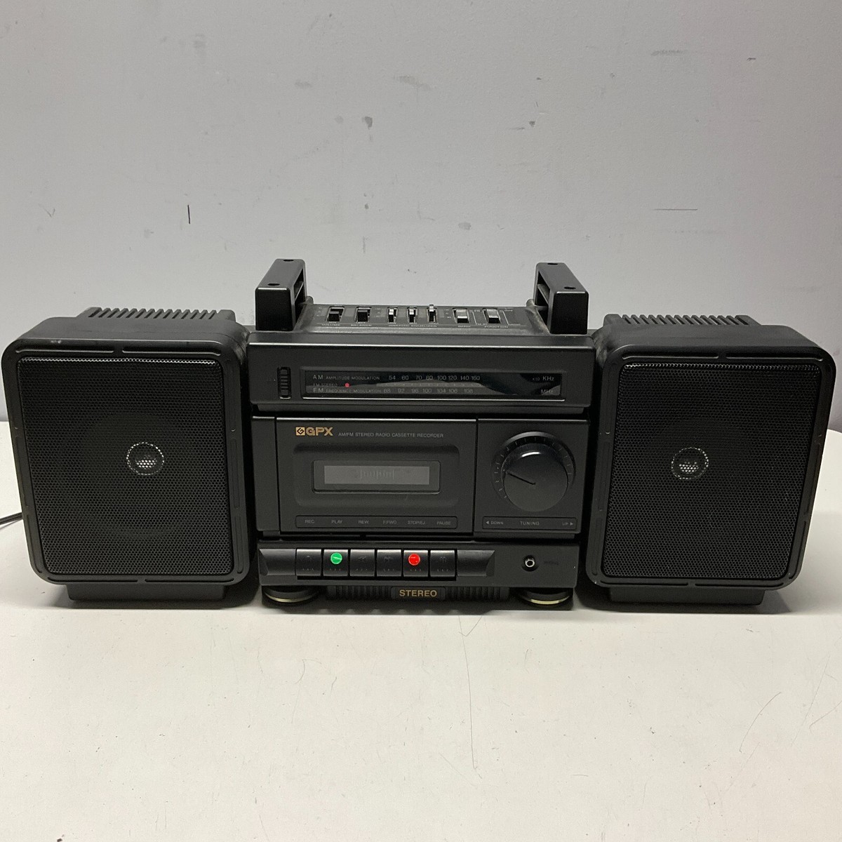 Vintage GPX Gran Prix AM/FM Cassette Recorder Boombox Model