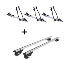 3x Fahrradtr&auml;ger SAGITTAR+Relingtr&auml;ger VDP004 XL f&uuml;r Mercedes Vaneo W414 02-05