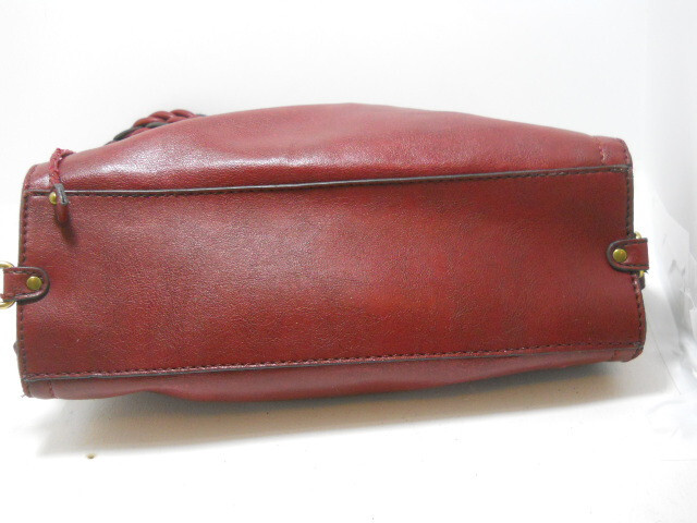 Madison Studio Maroon Multi-Compartment Shoulder … - image 6