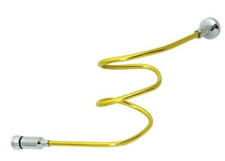 MINI LAMPADA TORCIA LUCE LED FLESSIBILE A BATTERIA BASE MAGNETICA ALTA INTENSITA