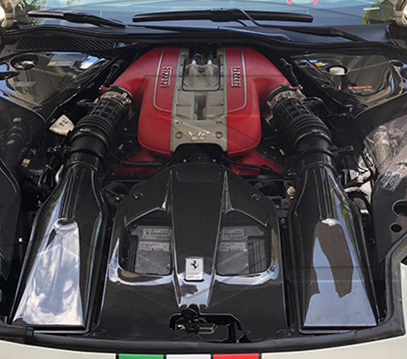 Ferrari 812 Superfast Carbon Fiber Air Box Covers (Set Of 2)