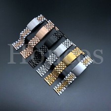 18-22 MM President Jubilee Steel Watch Band Bracelet Fits for Seiko Rose Gold