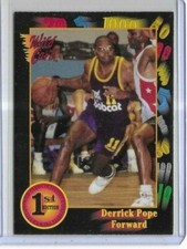 1992 AAA Sports Inc Wild Card Collegiate #105 Derrick Pope Montana Bobcat