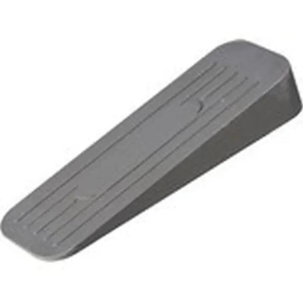 Merriway Grey Rubber Door Stop Wedge Non Slip