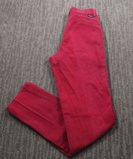 Wrangler VTG 80s High-rise Denim Pants Yoke Waist Size 7/8 26x35 Tall Red Rodeo
