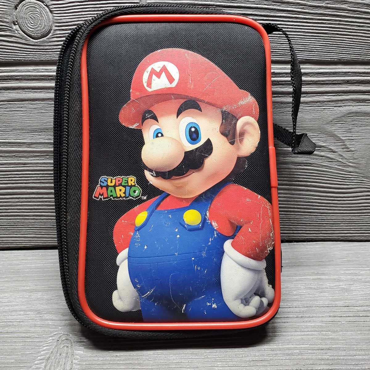 3DS本体　マリオケース付き ニンテンドー3DS - 任天堂 3DS ホワイト マリオのカバー、ケース