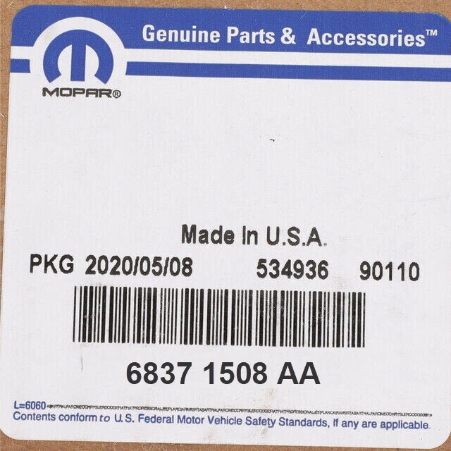 OEM Mopar 62TE Transmission Solenoid Control Pack 68376696AA  