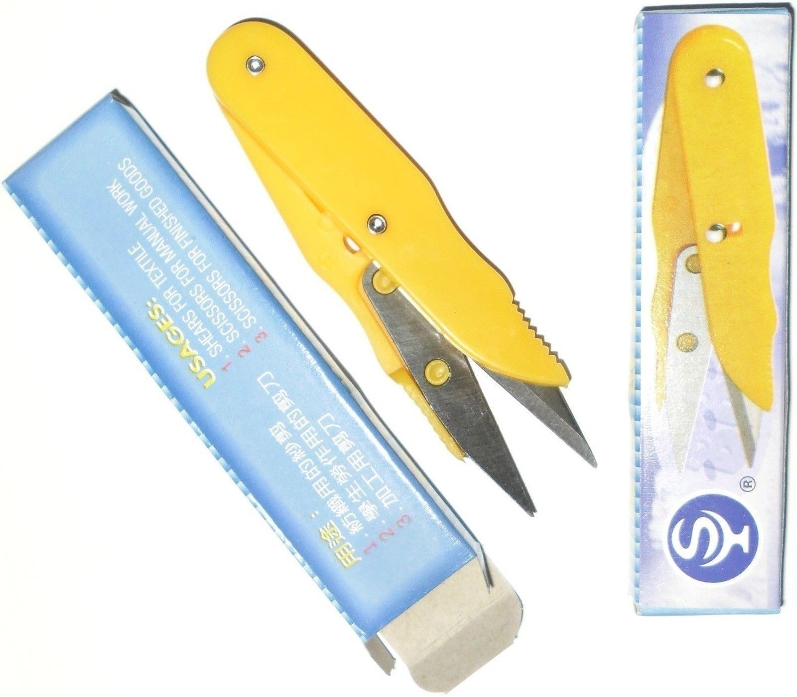 YELLOW HANDLE, SEWING THREAD CUTTER/SNIPPER/CLIPPERS, BUY 1 GET 1 FREE