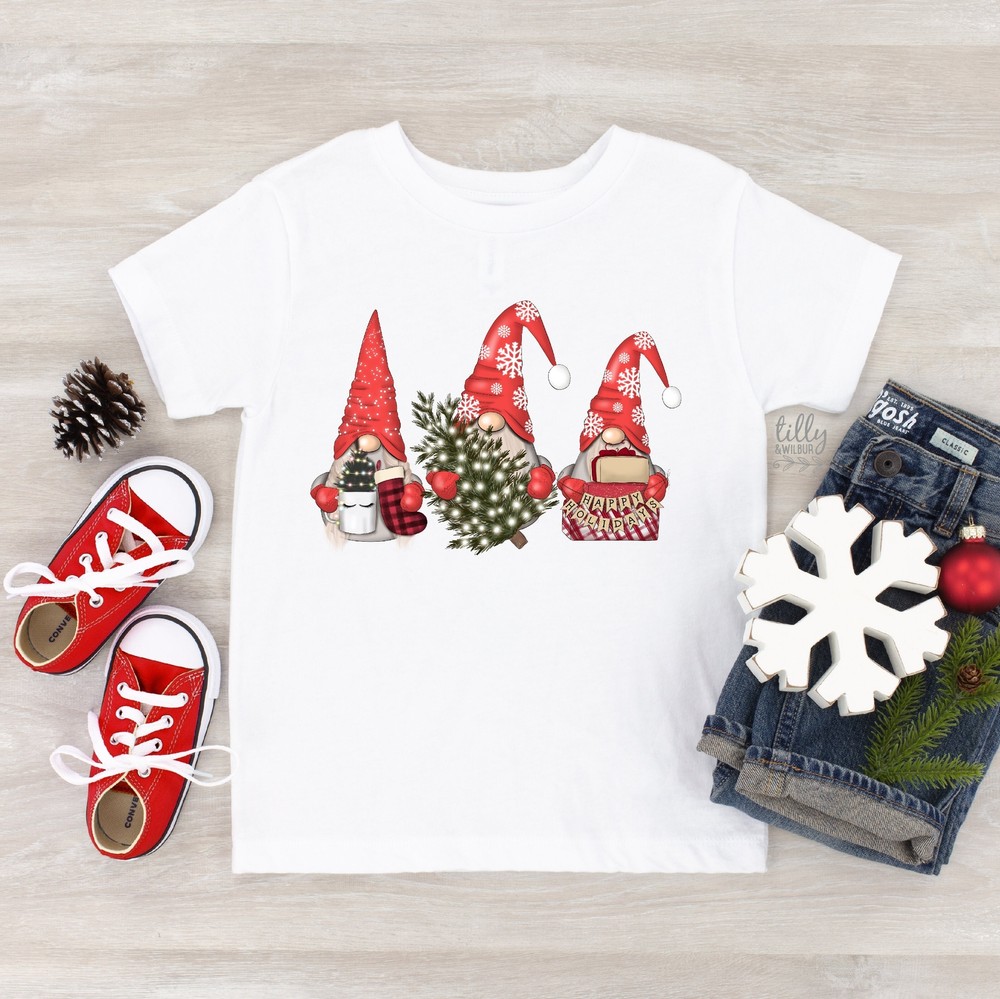 Gnome Family Christmas Matching T-Shirts, Matching Christmas Shirts, Matching