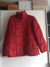 Airfield Damen Ski Jacke Neuwertig Gr 40 Rot Extra Leicht Gesteppt Jacke
