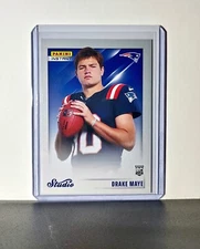 Drake Maye 2024 Panini NFL Studio Rookies #35 Card New England Patriots 1/1672