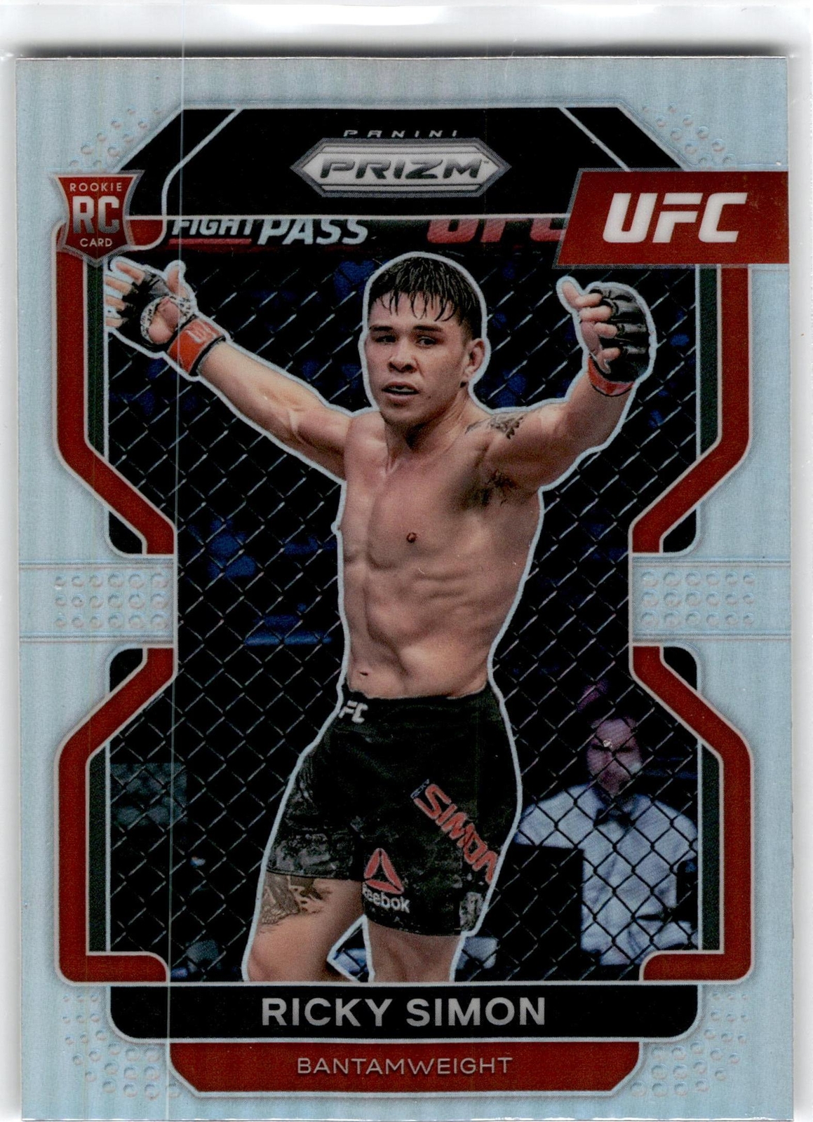 2022 Panini Prizm UFC #112 Ricky Simon Silver