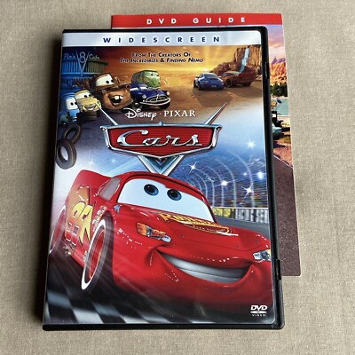 Disney Pixar Cars (1) (DVD 2006 WS + Guide) Original Tow Mater Lightning McQueen
