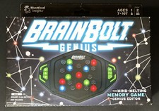 New BrainBolt Genius Handheld Electronic Memory Game with Lights Sounds