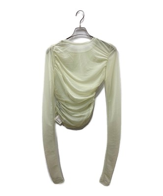 PRANK PROJECT Triple Layered Sheer Top green Body: 100% polyester 