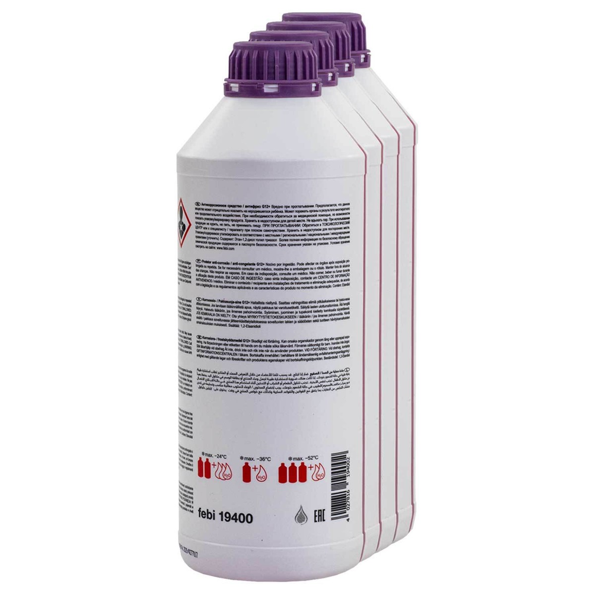 Kühlerfrostschutz Konzentrat Febi G12+ 4 X 1,5 Liter Violett Kühlerfrostschutz Konzentrat Febi G12+ 4 X 1,5 Liter Violett