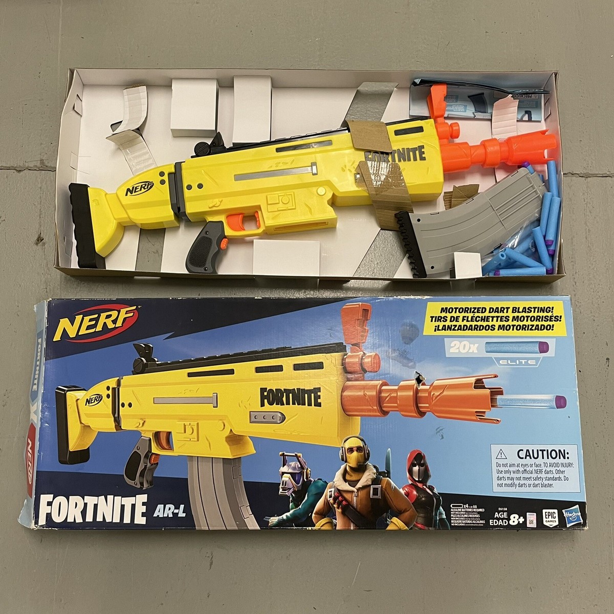 NERF FORTNITE AR-L モーター式ダーツブラスター Amazon.co.jp: ハズブロ(HASBRO) ナーフ フォートナイト