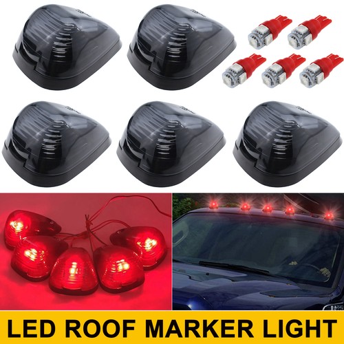 5X Amber LED Cab Roof Marker Lights Set for Ford F250 F350 F450 Super Duty 99-16 - Picture 37 of 189