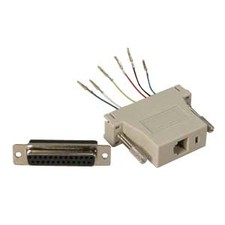 DB25 Female to RJ11/12 6 wire Modular Adapter