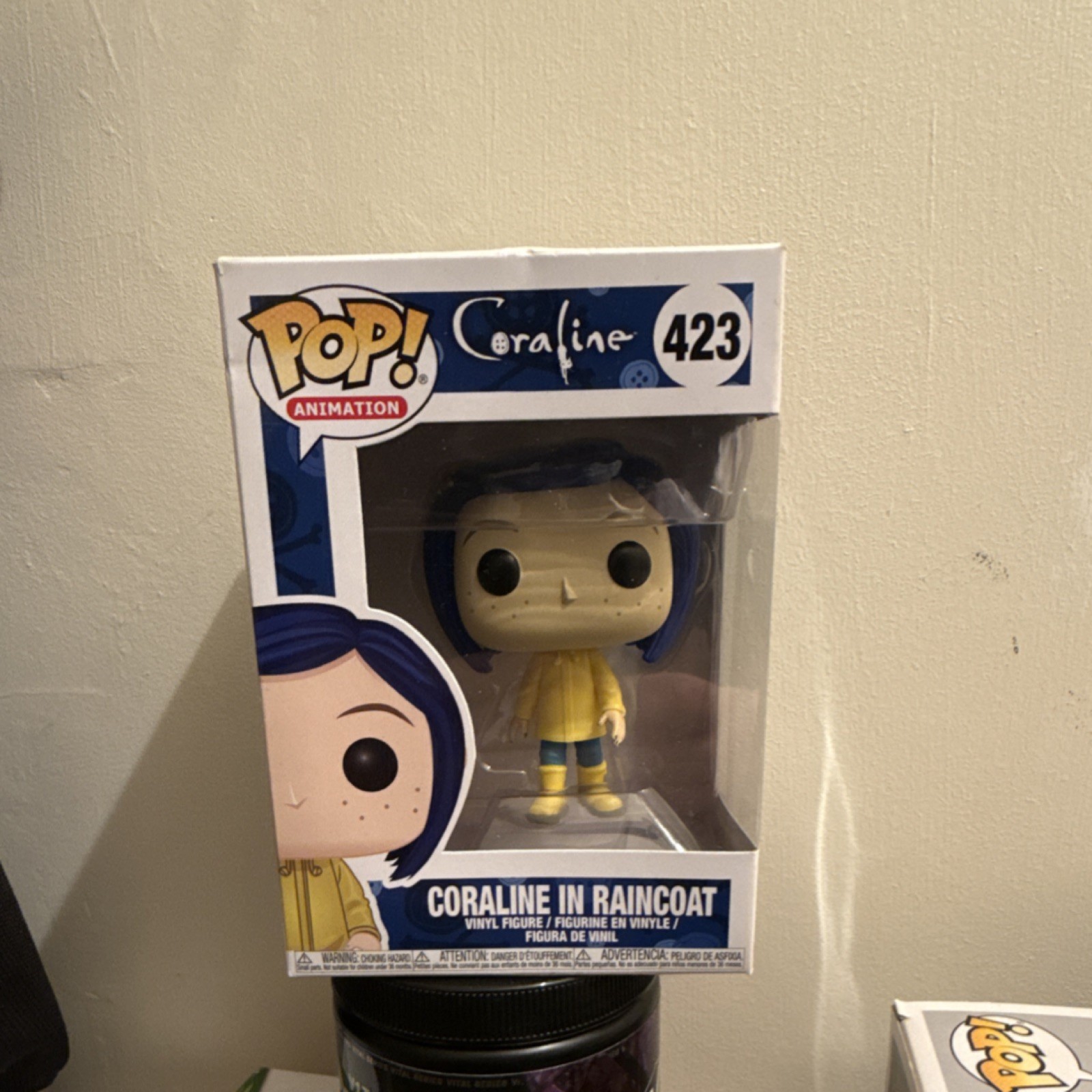Funko Pop! Animation Coraline in Raincoat Vinyl Figure #423 Multicolor 2018
