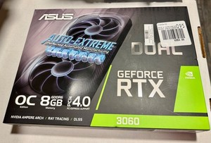 ASUS GEFORCE RTX 3060, 8gb memory, NVIDEA Gaming card, used, tested