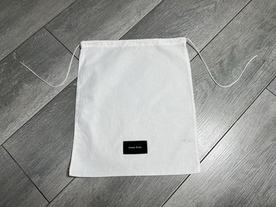 Simon Rocha Drawstring Dust Duster Bag Fabric White 32cm x 37cm
