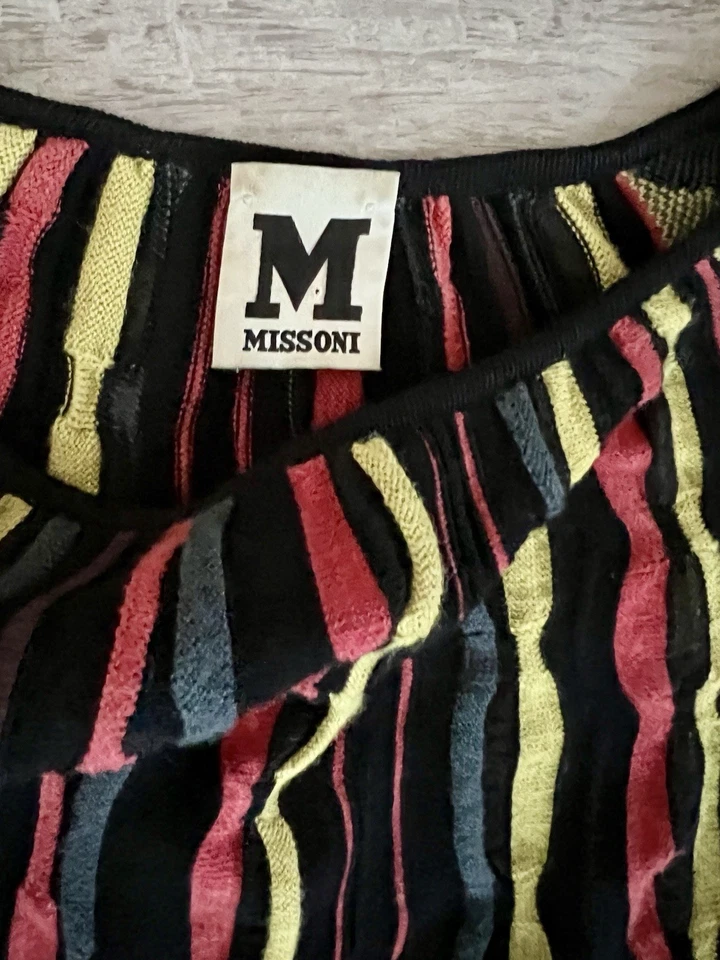 Vestido Suéter Missoni De Colección Raro Y2K con Bufanda Original Hecho en Italia Foto 2 de 4