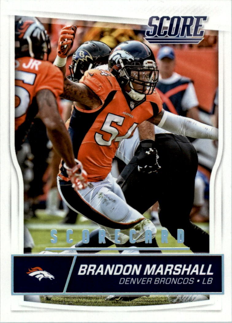 2016 Score Scorecard #105 Brandon Marshall - FB