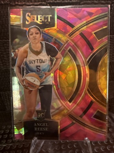 Angel Reese [Pink Ice Prizm] #147 2024 Panini Select WNBA card