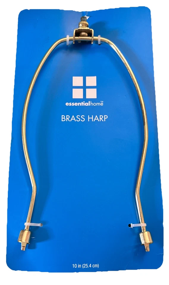 Essential Home 10 in. Lamp Harp - Brass—NEW - Image 3 of 3
