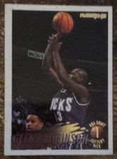 Fleer 1995 Fleer Glenn Robinson Milwaukee Bucks #1 Rookie NBA Basketball Card. rookie card picture