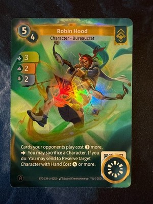 Robin Hood Unique - Ordis - Altered TCG - Unscanned INTL READ DESC!