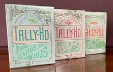 Tally Ho Rain, Cloud, Dream set of 3 collectible playing cards