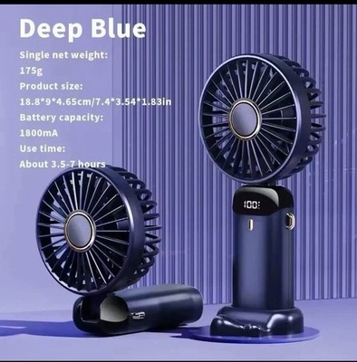 Small Portable Handheld Personal MINI Fan Rechargeable for Office Outdoor Travel
