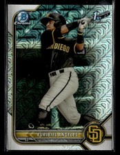 2022 Bowman #BCP-32 Euribiel Angeles Chrome Prospects Mojo Refractors card