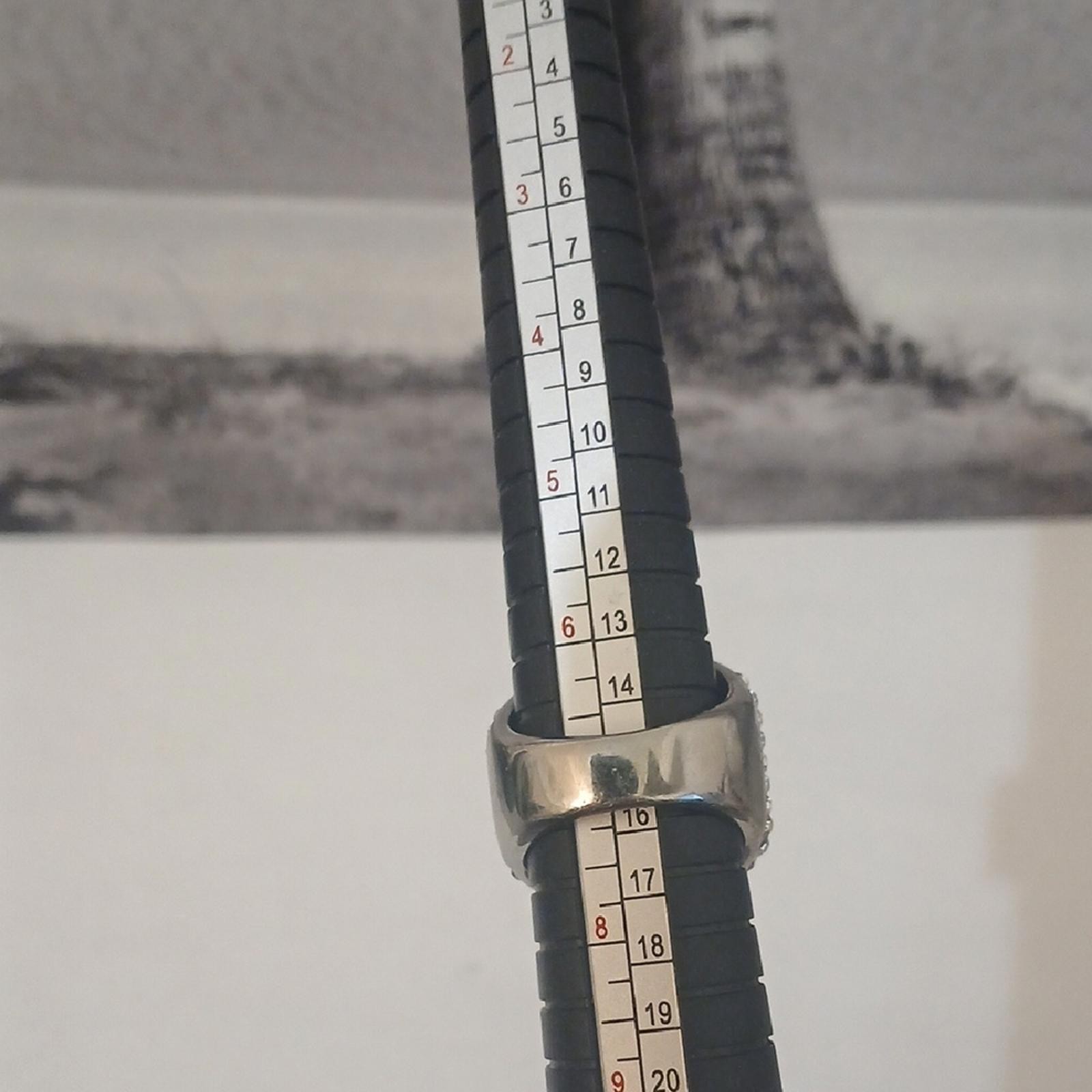 Chic Silver Square Ring - image 4