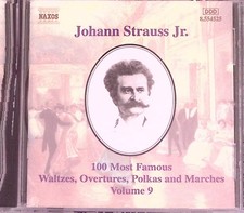JOHANN STRAUSS JR. 100 MOST FAMOUS WALTZES, OVERTURES,...CD 7973