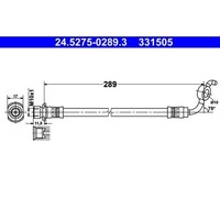 1X Bremsschlauch ATE 24.5275-0289.3 Passend FüR Toyota