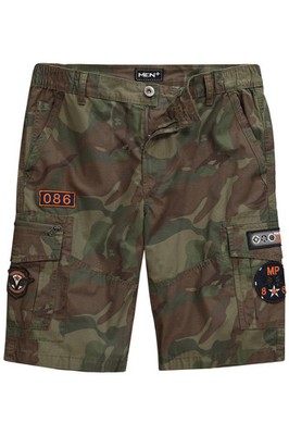 John F. Gee Herren große Größen Cargomermuda Camouflage 830862