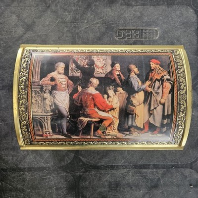 Vintage Nürnberger Lebkuchen Lebkuchendose Truhe Kiste Box E. Otto Schmidt Alt