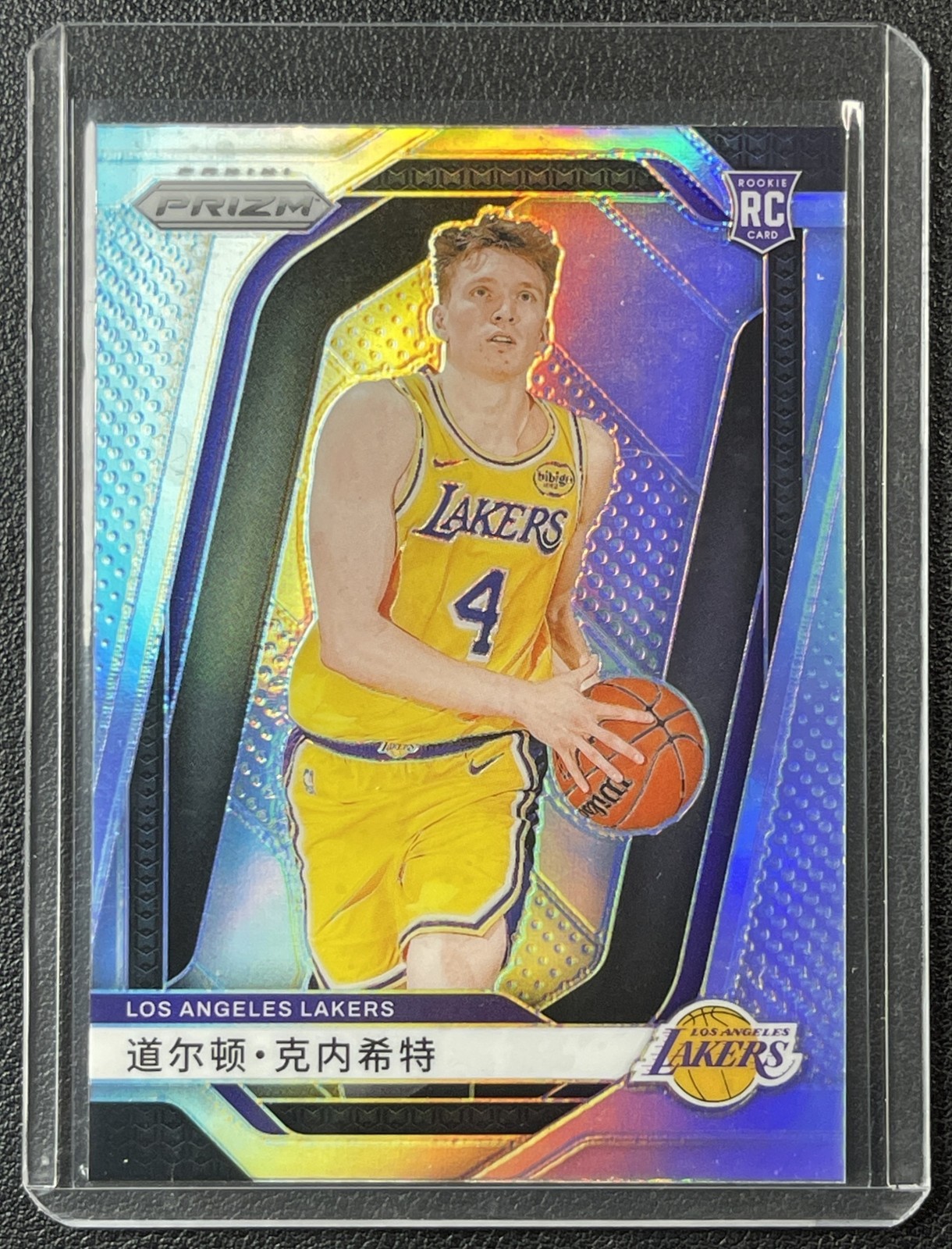 DALTON KNECHT 2024-25 PANINI PRIZM #238 ROOKIE CHINA VARIATION SILVER RC LAKERS